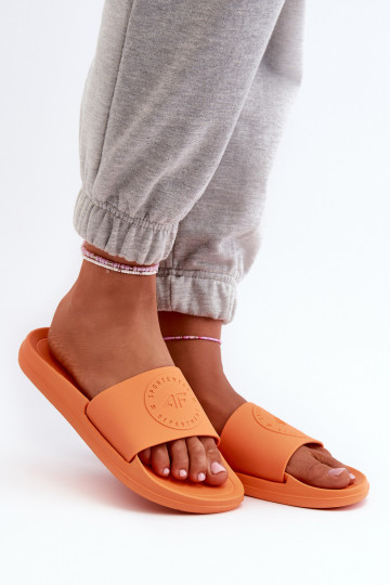 Damespantoffels 4FMM00FFLIF045-70S oranje kleur