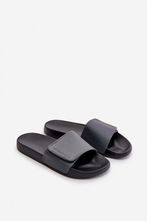 Slippers Heren 4FMM00FFLIM032-25S grijze kleur Slippers Heren 4FMM00FFLIM032-25S grijze kleur