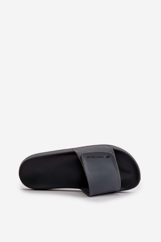 Slippers Heren 4FMM00FFLIM032-25S grijze kleur Slippers Heren 4FMM00FFLIM032-25S grijze kleur