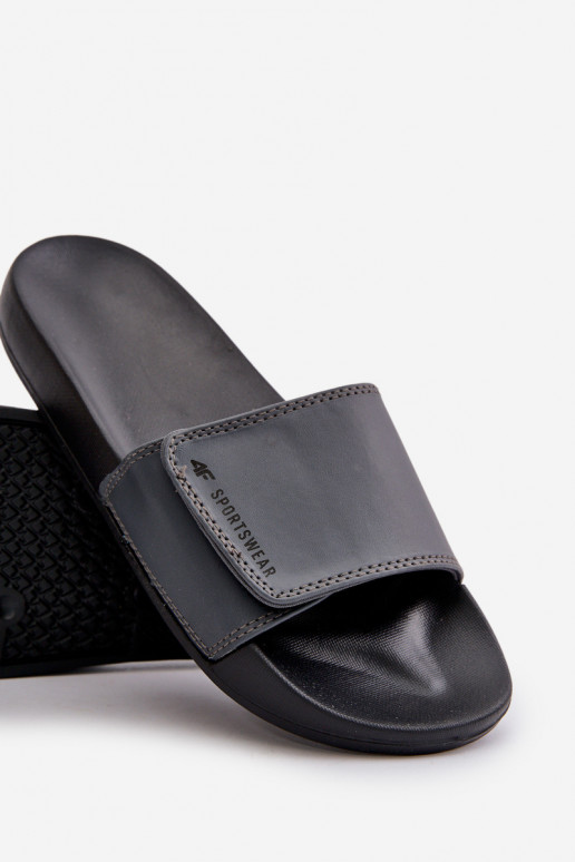 Slippers Heren 4FMM00FFLIM032-25S grijze kleur Slippers Heren 4FMM00FFLIM032-25S grijze kleur