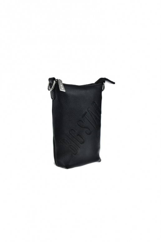 Kleine handtas Big Star gemaakt van ecoleer NN574079 zwart