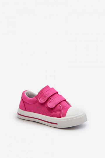 Vrijetijdsschoenen voor kinderen met zelfklevende sluiting Big Star NN374113 roze