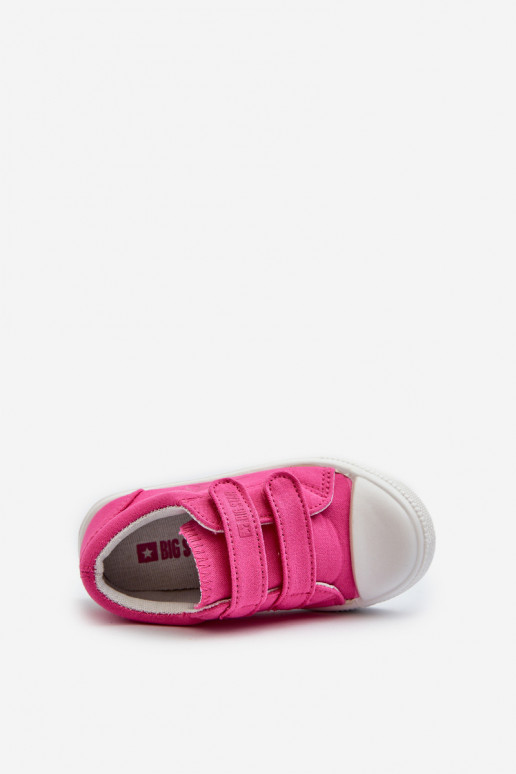 Vrijetijdsschoenen voor kinderen met zelfklevende sluiting Big Star NN374113 roze Vrijetijdsschoenen voor kinderen met zelfklevende sluiting Big Star NN374113 roze