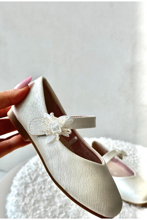 met glitter ballerina's Kinder met plakband beige Jeylin met glitter ballerina's Kinder met plakband beige Jeylin