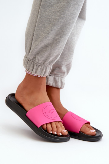 Damesslippers 4FMM00FFLIF045-55S roze-zwart