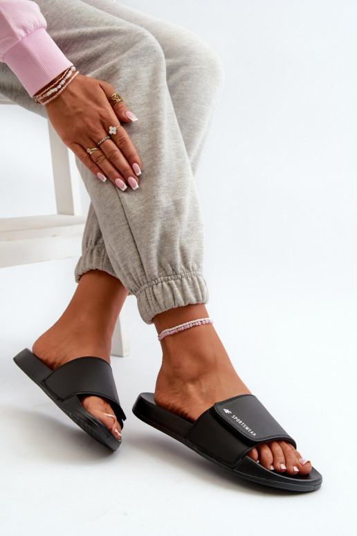 Damespantoffels 4FMM00FFLIF031A-20S zwart