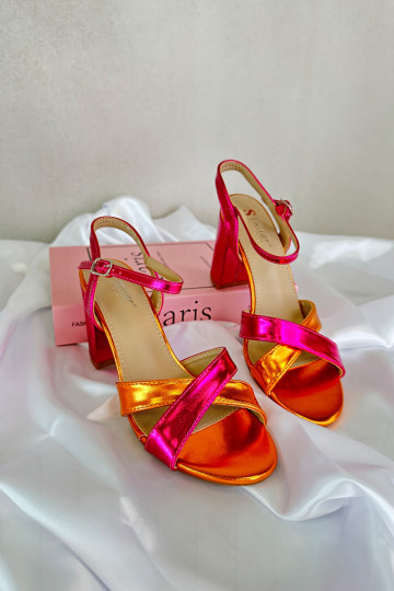 Eko Oda Elegante sandalen met hoge hak Postroze kleur Abilica 2