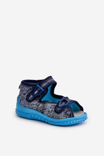 Slippers sandalen kinderen NEL 310-19 GOKIDS grijze kleur