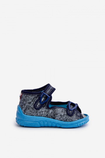 Slippers sandalen kinderen NEL 310-19 GOKIDS grijze kleur 2