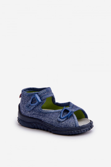 Kinderslippersandalen NEL 310-06 GOKIDS donkerblauw