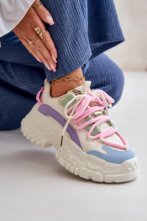 Sneakers model schoenen Dames met modieuze massieve zolen in diverse kleuren Nevela Sneakers model schoenen Dames met modieuze massieve zolen in diverse kleuren Nevela