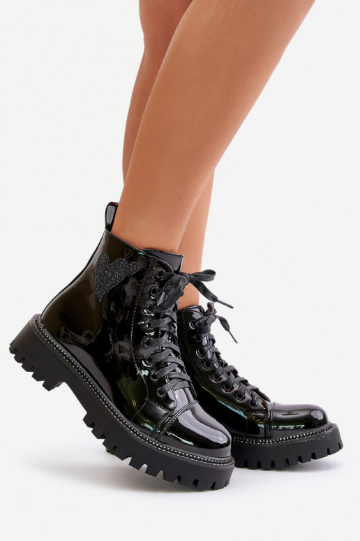 met lakeffect Dameslaarzen Opar het kasteel Met sierlijk Hartenm zInart Obeena met lakeffect Dameslaarzen Opar het kasteel Met sierlijk Hartenm zInart Obeena