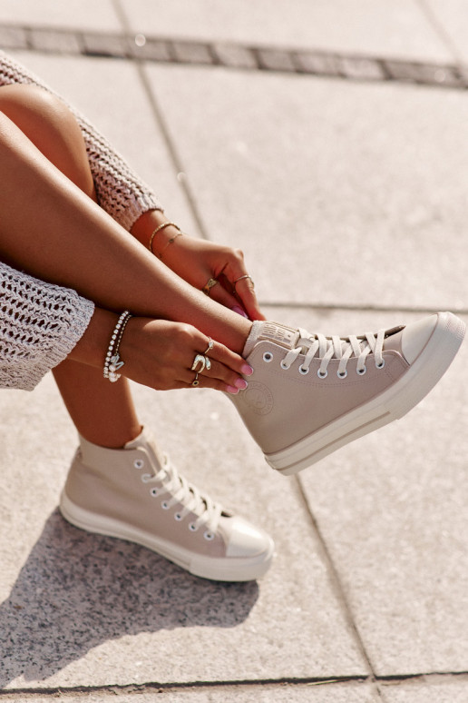 Vrijetijdsschoenen opInarmen van ecoleer roze Big Star OO274933 Vrijetijdsschoenen opInarmen van ecoleer roze Big Star OO274933