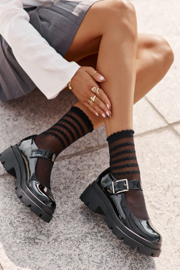 met lakeffect schoenen Dames met gespen zInart Plikuria 2