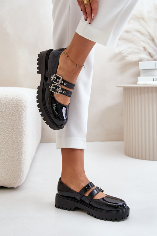 schoenen Dames Met Strepen met lakeffect zInart Terione