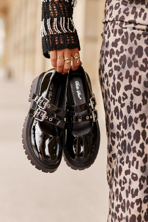 schoenen Dames Met Strepen met lakeffect zInart Terione