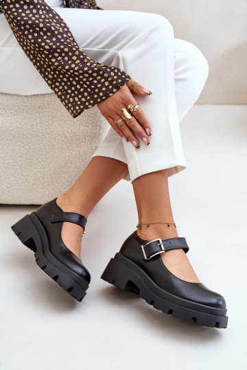 schoenen Dames met gespen zInart Plikuria