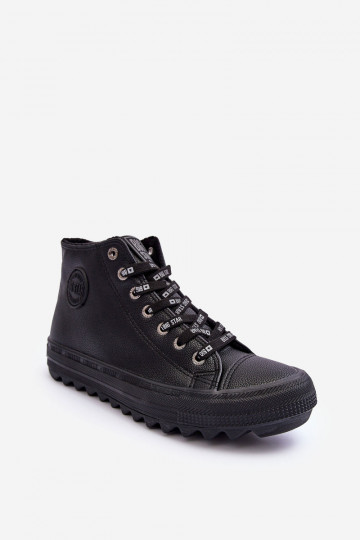 Vrijetijdsschoenen Big Star High verwarmde zwarte kleur EE274110 2
