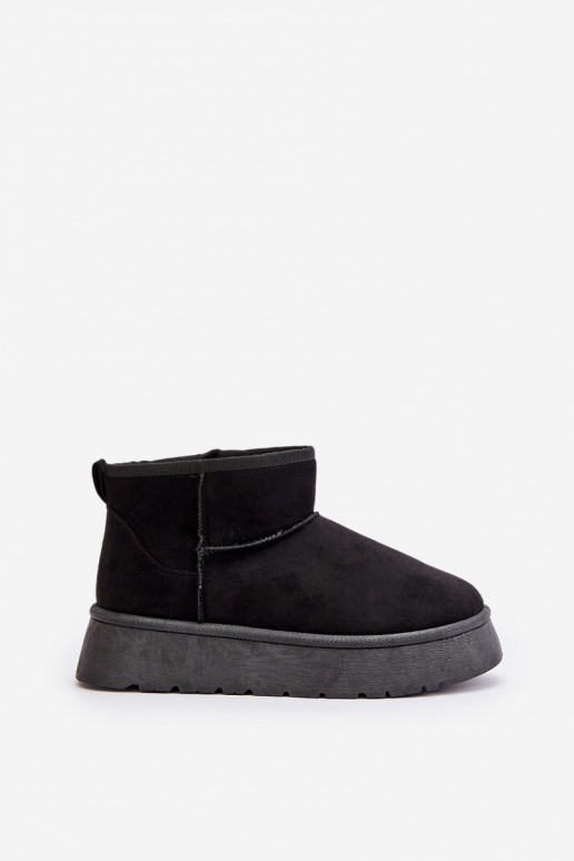 Laag SneeuIn laarzen Dames met platform opInarmen met bont erin zInart Saldren