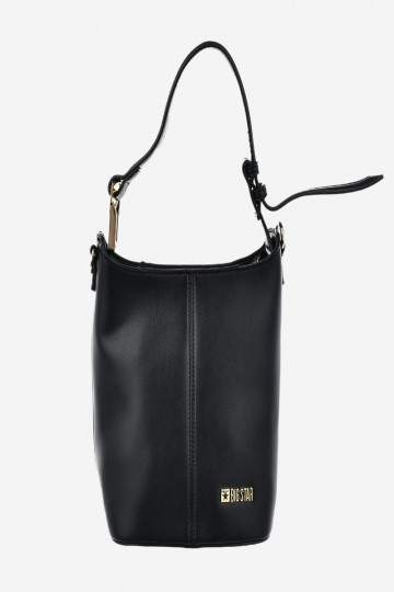 Dames kleine handtas gemaakt van ecoleer Big Star OO574133 zwart