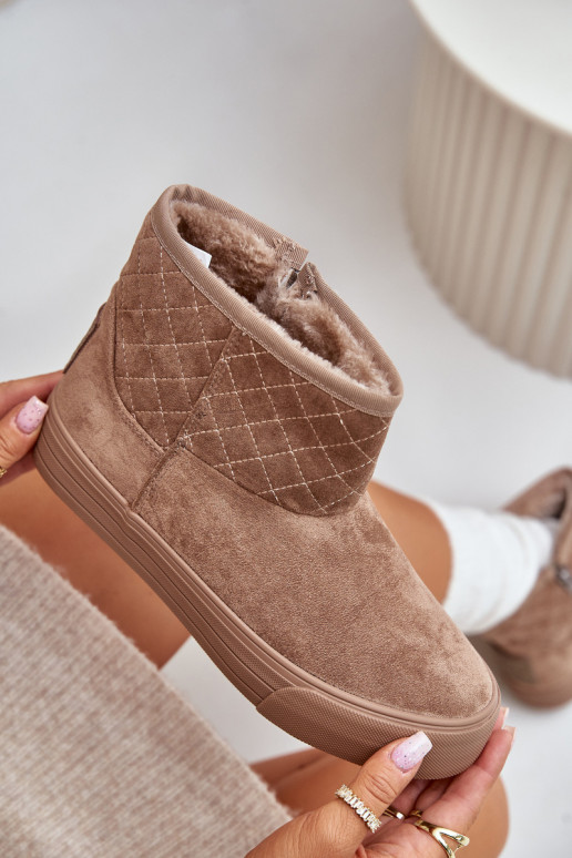 Laarzen SneeuIn laarzen Opar het kasteel opInarmen met bont erin Big Star OO274A524 beige