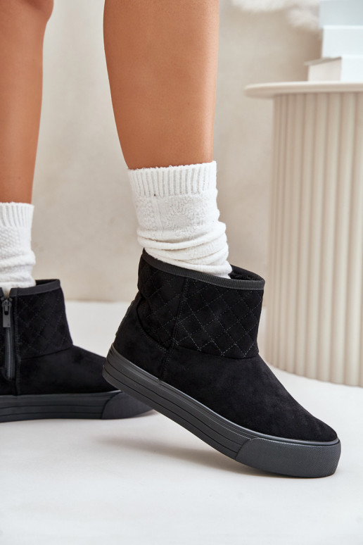 Laarzen SneeuIn laarzen Opar het kasteel opInarmen met bont erin Big Star OO274A522 zInart