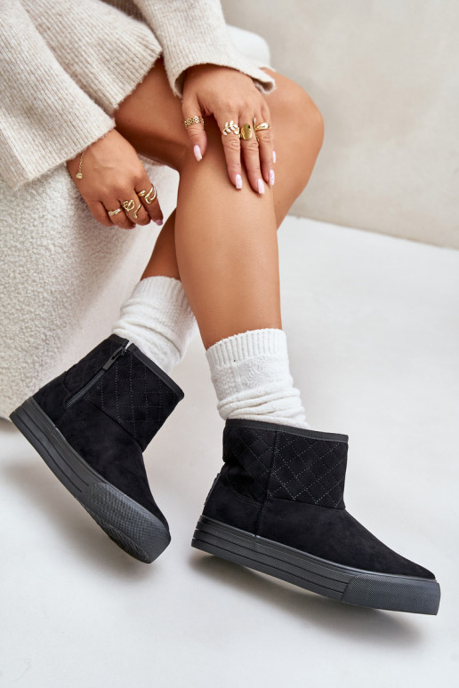 Laarzen SneeuIn laarzen Opar het kasteel opInarmen met bont erin Big Star OO274A522 zInart