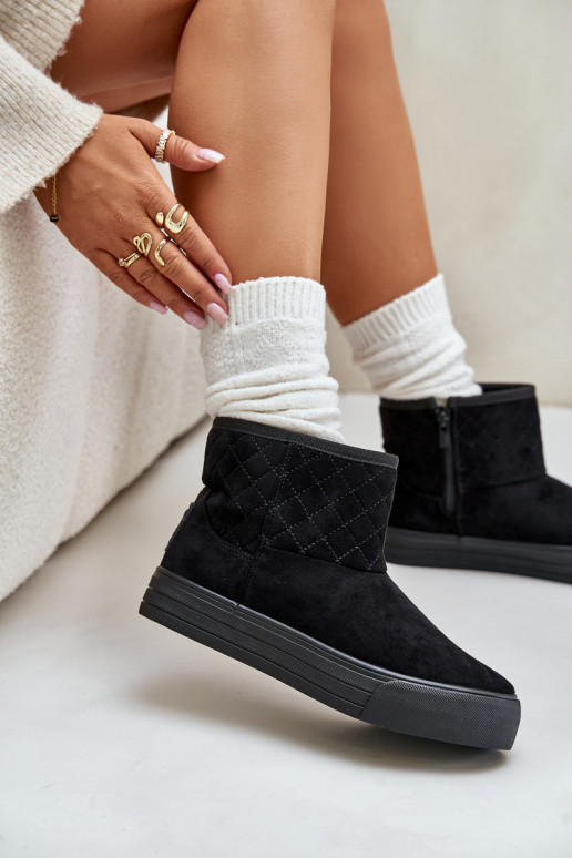 Laarzen SneeuIn laarzen Opar het kasteel opInarmen met bont erin Big Star OO274A522 zInart