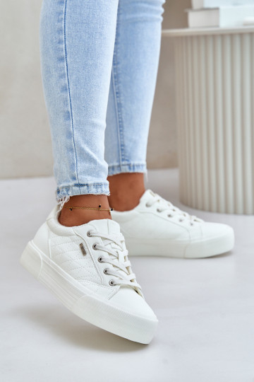 Vrijetijdsschoenen met platformverwarmde Big Star OO274A464 witte kleur 2