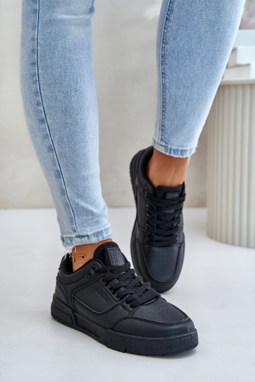 Sneakers model schoenen Dames Big Star OO274A551 Hi-Poly System zwarte kleur