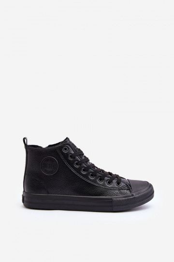 Geïsoleerde herenschoenen met rits in zwart Big Star MM174012 2