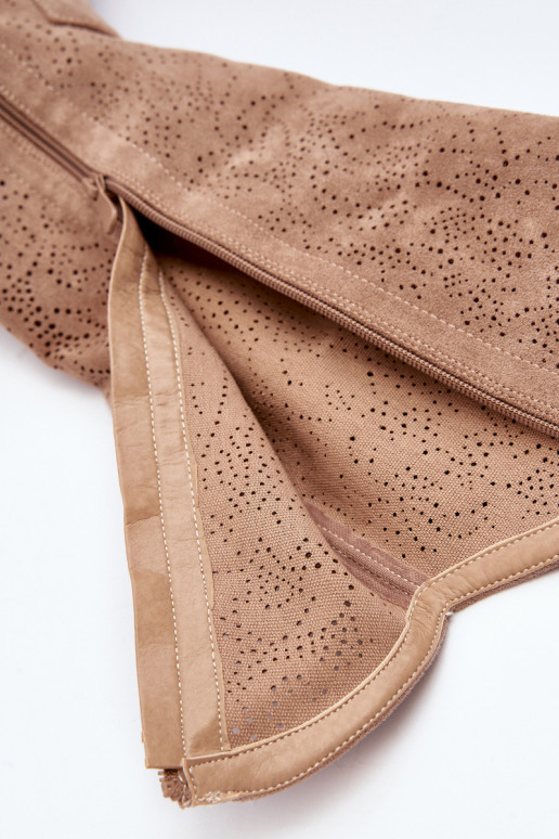 Dames opengewerkte lange laarzen... Dames opengewerkte lange laarzen...