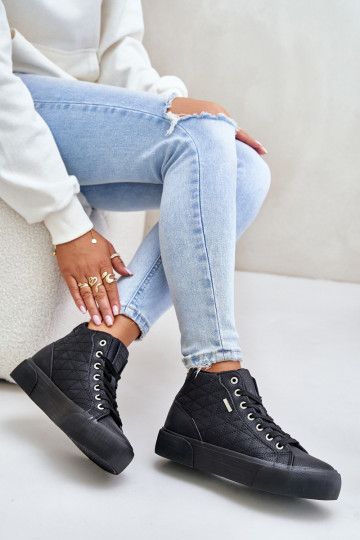 Geïsoleerde casual schoenen Big Star OO274A480 in zwart