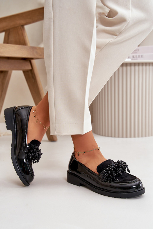 Dames Mocassins met lakeffect S.Barski HY369A zInart