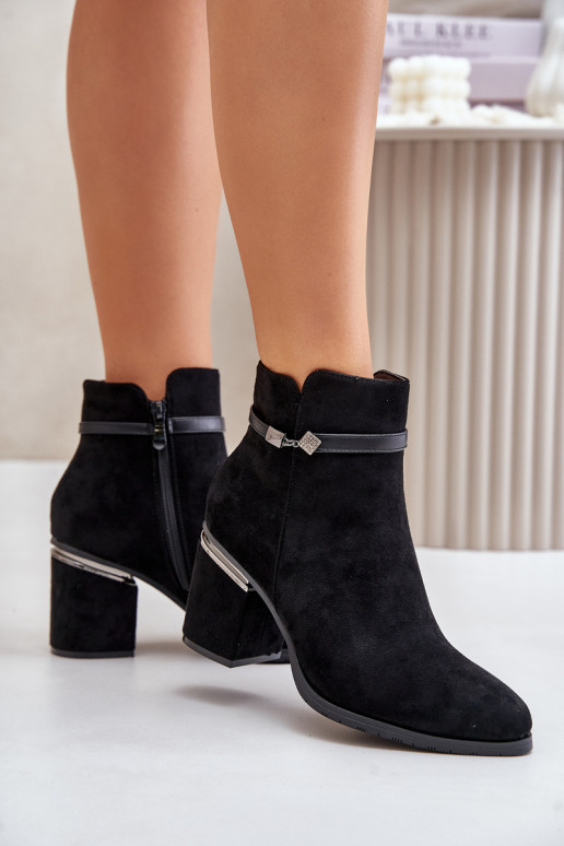 opInarmen Dameslaarzen met versierde hakken Vinceza 16446 zInart opInarmen Dameslaarzen met versierde hakken Vinceza 16446 zInart