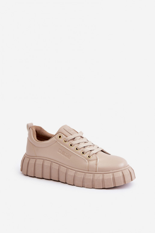 opInarmen Sneakers model schoenen Dames Big Star MM274618 beige opInarmen Sneakers model schoenen Dames Big Star MM274618 beige