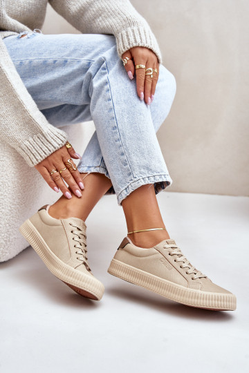 Geïsoleerde casual schoenen Big Star OO274A461 beige