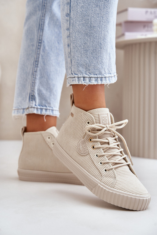 opInarmen Flueel Vrijetijdsschoenen Big Star OO274771 Hi-Poly System beige opInarmen Flueel Vrijetijdsschoenen Big Star OO274771 Hi-Poly System beige