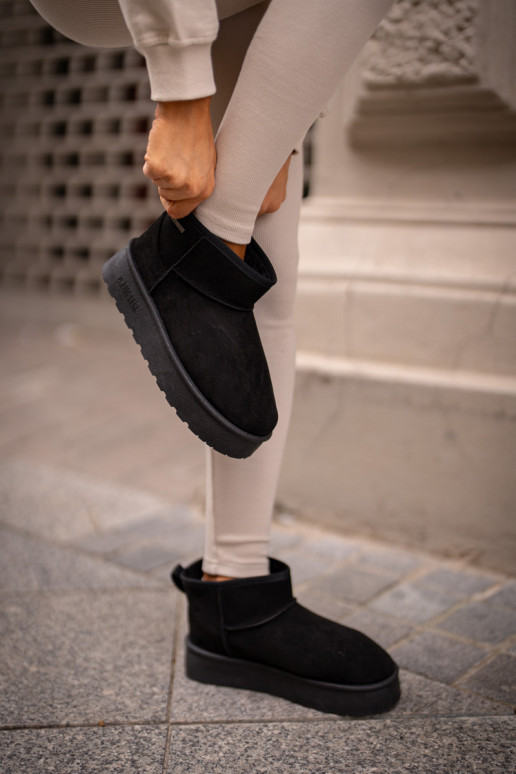 Snowboots met platform Big Star OO274A099 zwarte kleur Snowboots met platform Big Star OO274A099 zwarte kleur