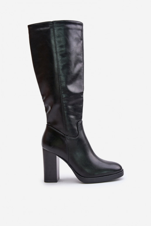 Kniehoge laarzen, zwart Riamaya Kniehoge laarzen, zwart Riamaya