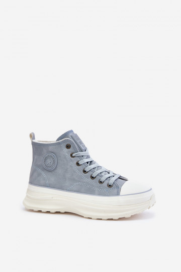 opInarmen Vrijetijdsschoenen met platform Big Star OO274072 blauIn