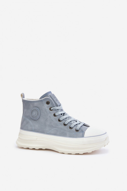 opInarmen Vrijetijdsschoenen met platform Big Star OO274072 blauIn opInarmen Vrijetijdsschoenen met platform Big Star OO274072 blauIn