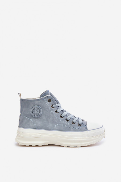 opInarmen Vrijetijdsschoenen met platform Big Star OO274072 blauIn opInarmen Vrijetijdsschoenen met platform Big Star OO274072 blauIn