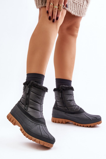 Sneeuwlaarzen Vrouwen geïsoleerd met bont aan de binnenkant tot Castle Lee Cooper LCJ-24-44-2866 Zwart 2