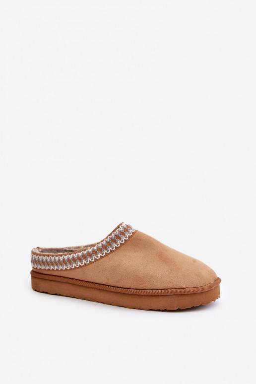 Comfortabel schoenen eigengemaakt Slippers Z Haftem Dames Inblu FX000021 bruine kleur Comfortabel schoenen eigengemaakt Slippers Z Haftem Dames Inblu FX000021 bruine kleur