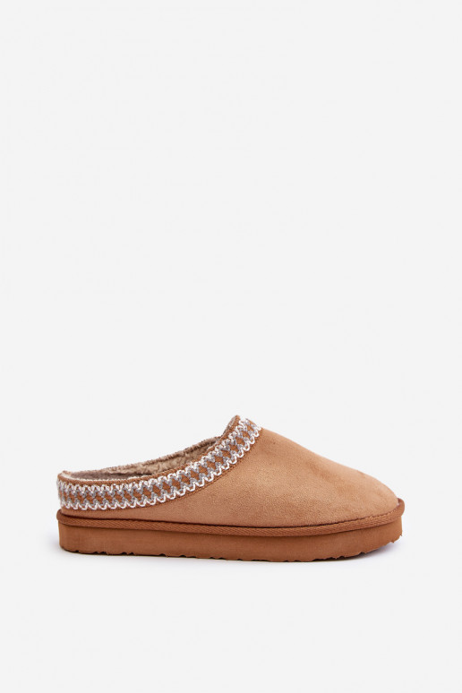 Comfortabel schoenen eigengemaakt Slippers Z Haftem Dames Inblu FX000021 bruine kleur Comfortabel schoenen eigengemaakt Slippers Z Haftem Dames Inblu FX000021 bruine kleur