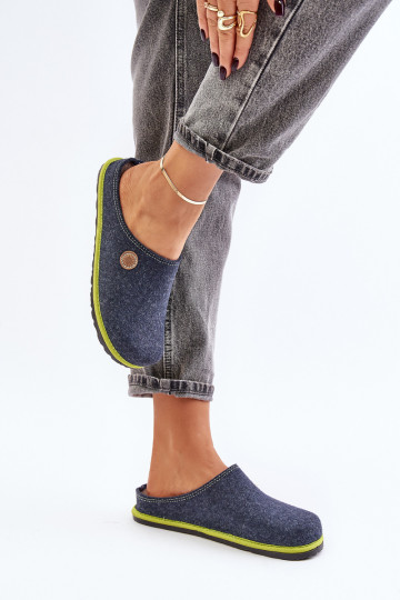 schoenen eigengemaakt Dames Slippers Inblu CS000039 donkerblauIn