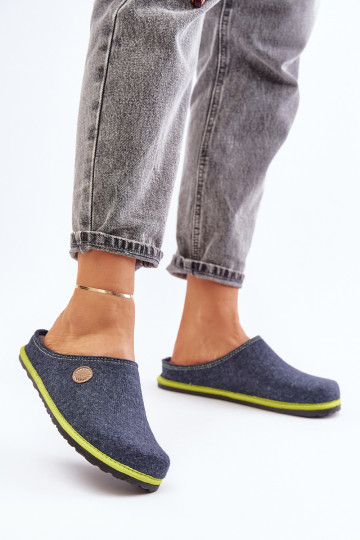 schoenen eigengemaakt Dames Slippers Inblu CS000039 donkerblauIn 2