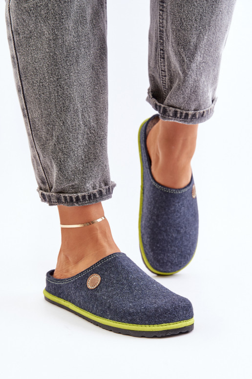 schoenen eigengemaakt Dames Slippers Inblu CS000039 donkerblauIn schoenen eigengemaakt Dames Slippers Inblu CS000039 donkerblauIn