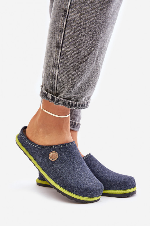 schoenen eigengemaakt Dames Slippers Inblu CS000039 donkerblauIn schoenen eigengemaakt Dames Slippers Inblu CS000039 donkerblauIn